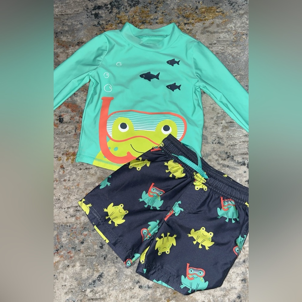 Toddler boys swim set
